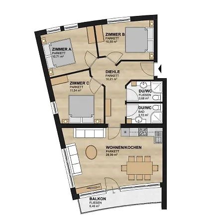 Ski Dome Apartments-Apartment Viva & Heaven Holiday Chalet Kaprun Room photo